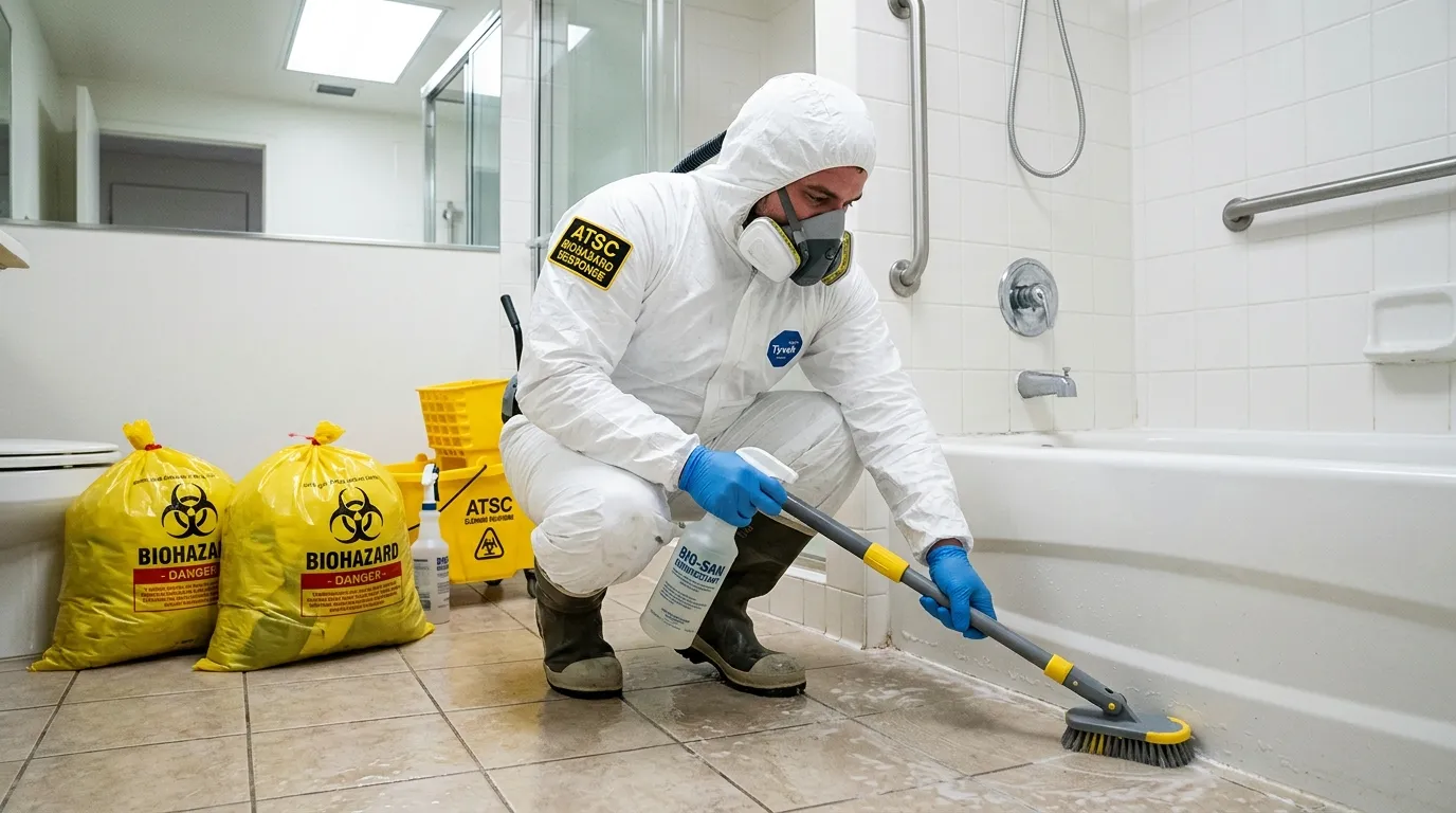 Decontamination equipment deployed for Blood Cleanup in Duarte